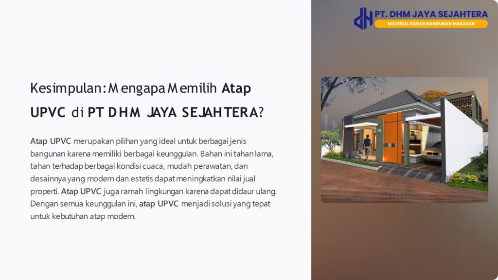 Atap UPVC Makassar