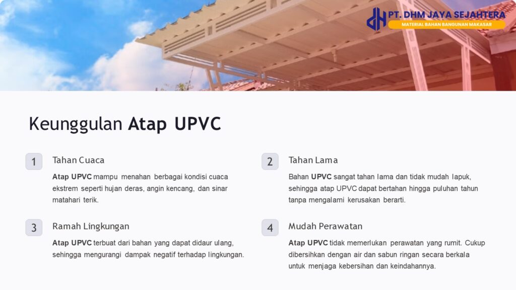 Atap UPVC Makassar