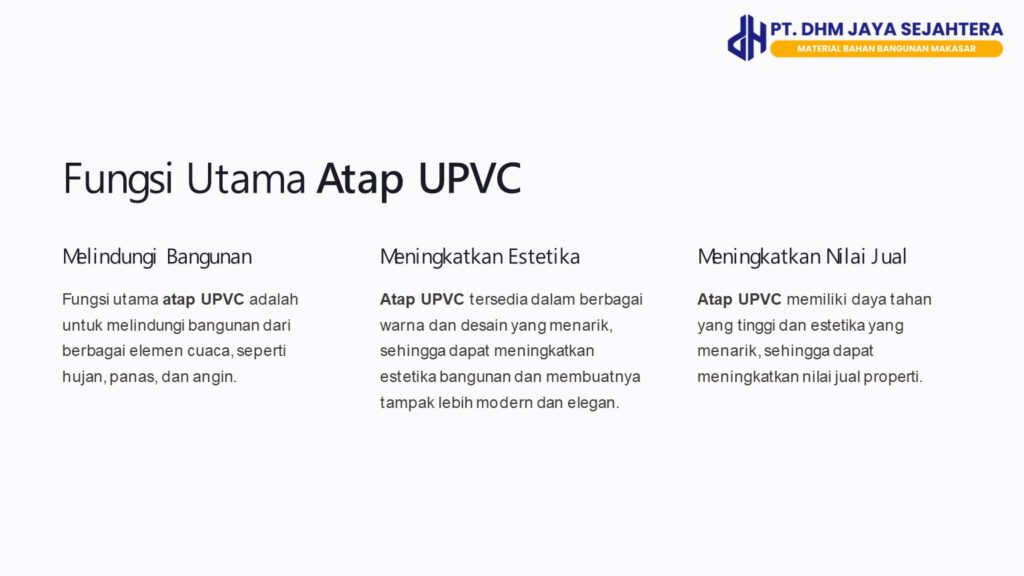 Atap UPVC Makassar